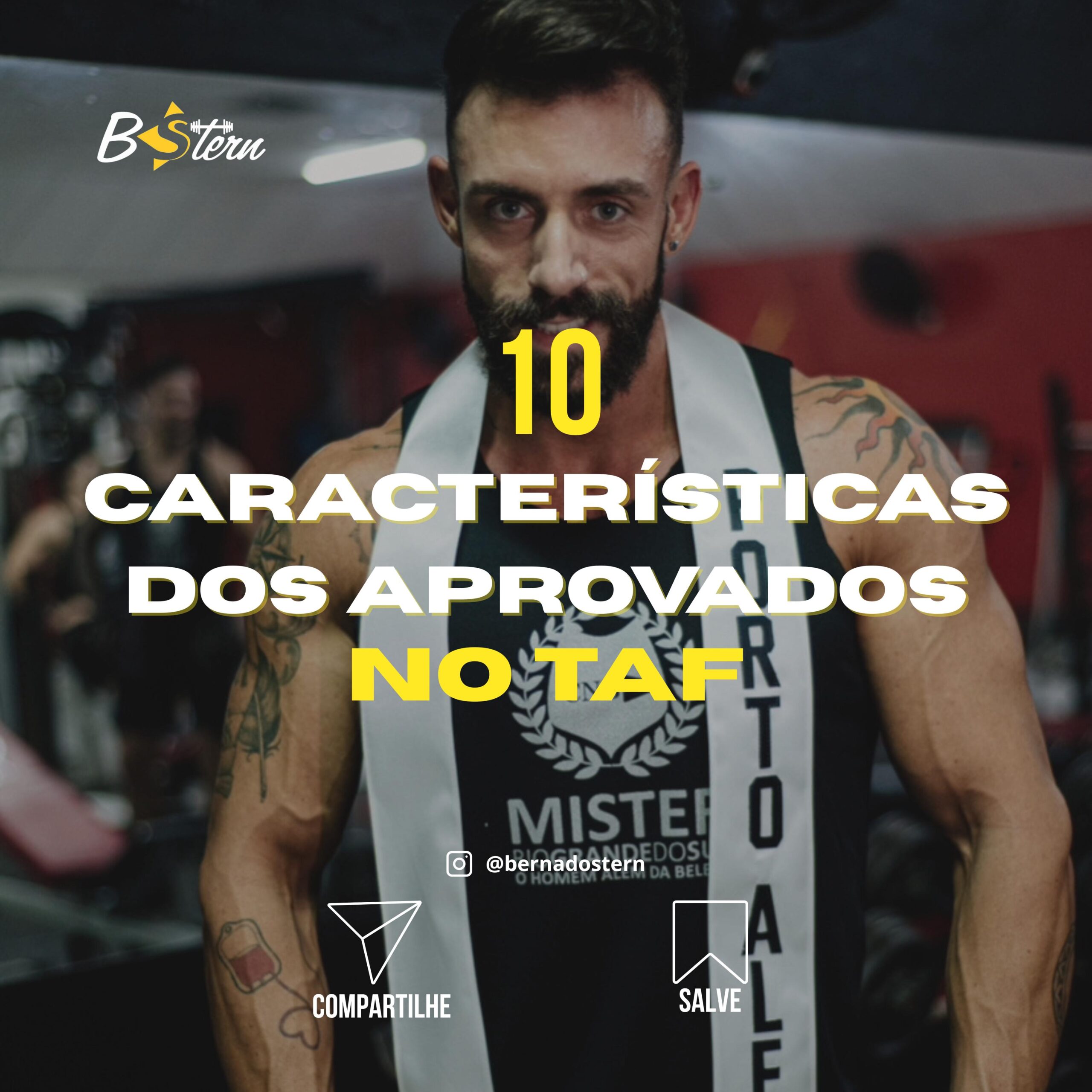 10 Características dos Aprovados no TAF