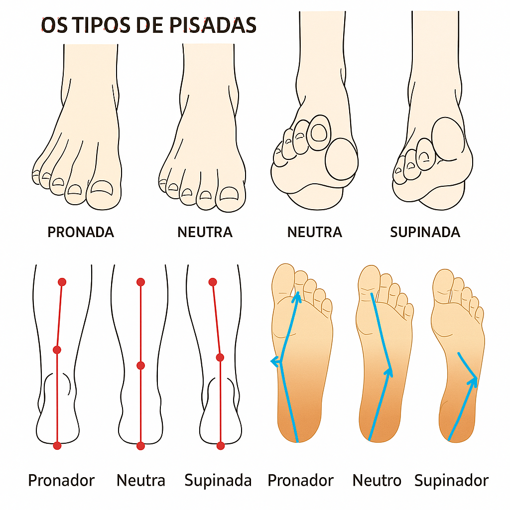 Treinamento personalizado e ajuste de pisada