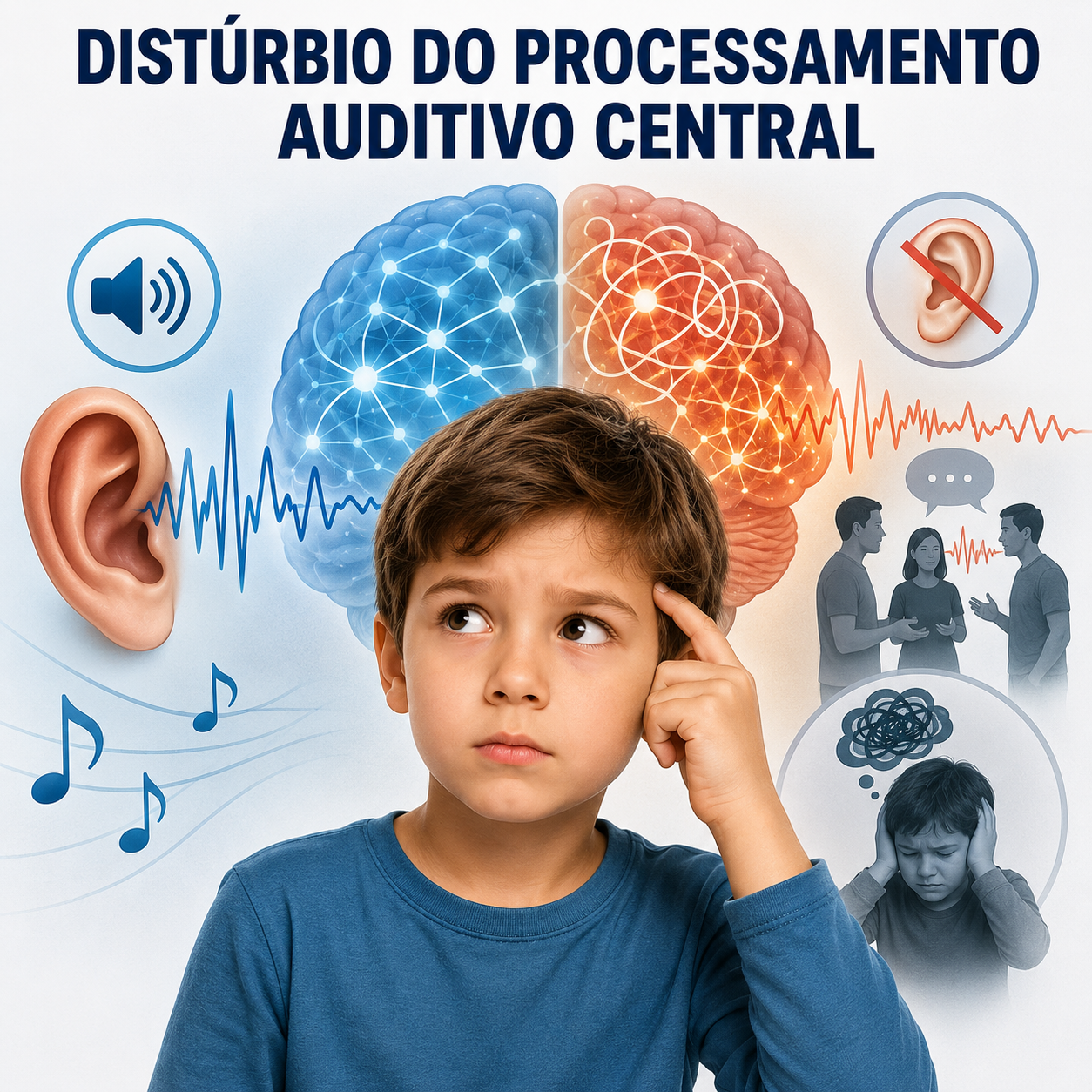 Distúrbio do processamento auditivo central: quando ouvir não significa compreender