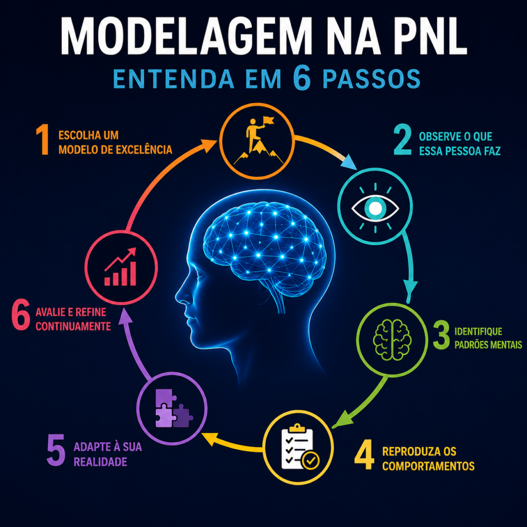 Modelagem na PNL: entenda em 6 passos