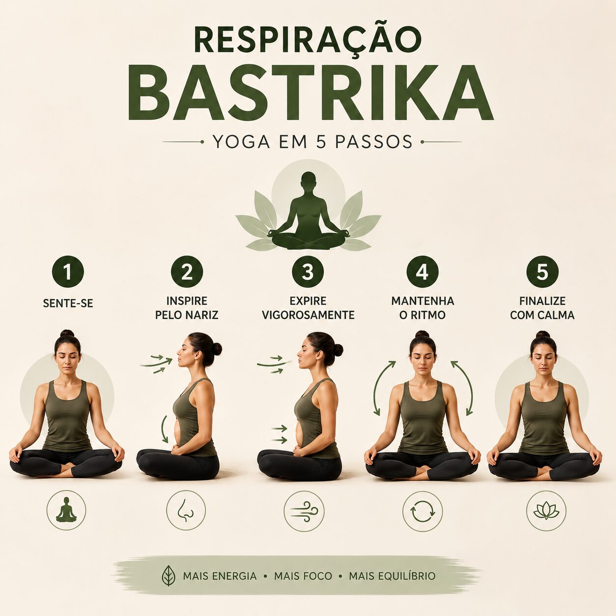 Respiração Bhastrika Yoga: entenda em 5 passos