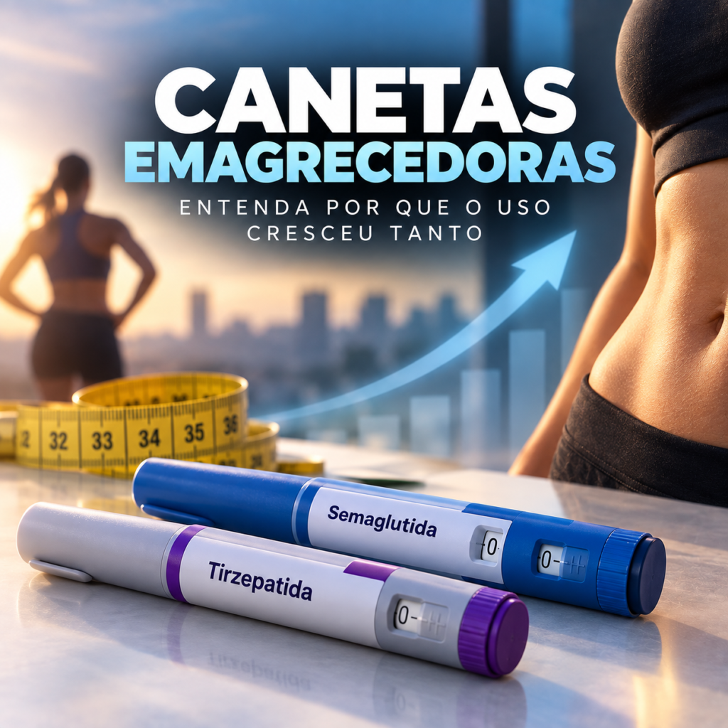 Canetas emagrecedoras: por que o uso cresceu tanto nos últimos anos?
