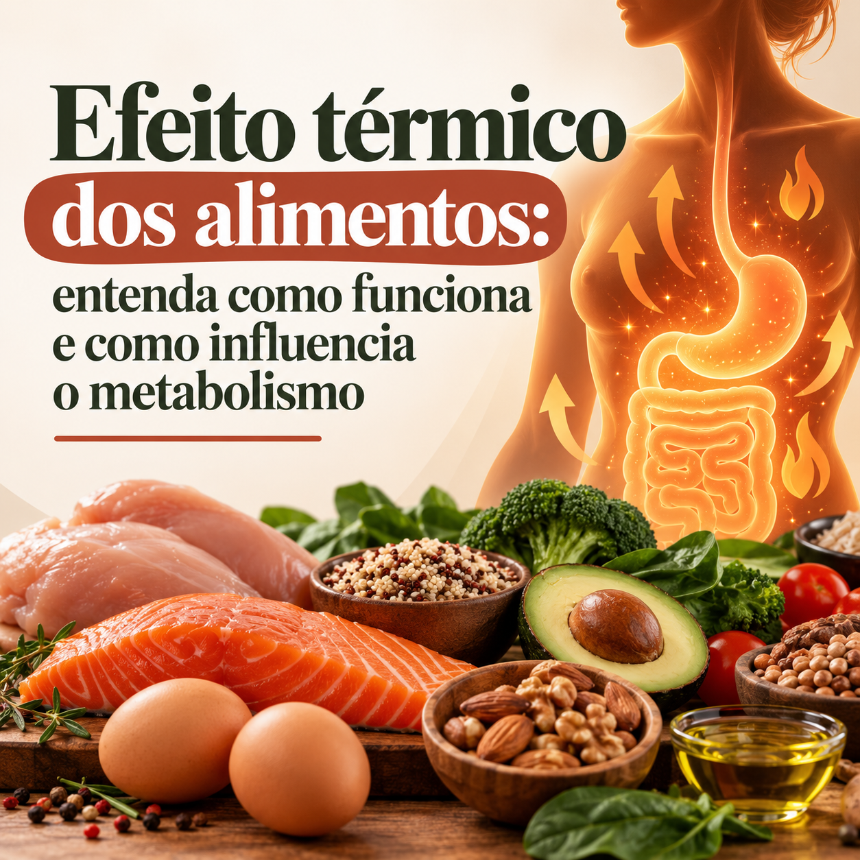 Efeito térmico dos alimentos: entenda como seu corpo gasta energia para digerir o que você come