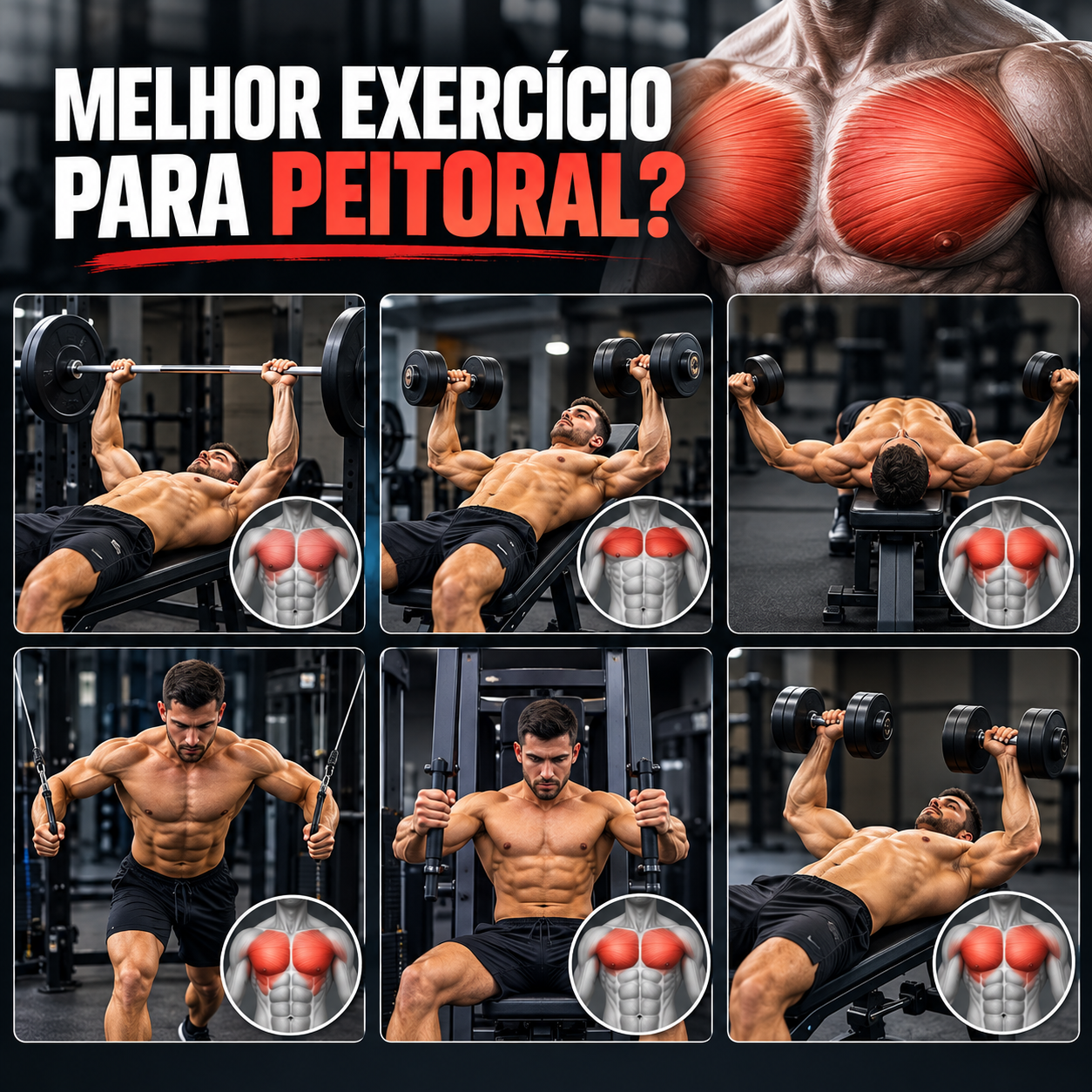 Melhor exercício para peitoral: qual realmente proporciona mais resultados?Melhor exercício para peitoral: qual realmente proporciona mais resultados?
